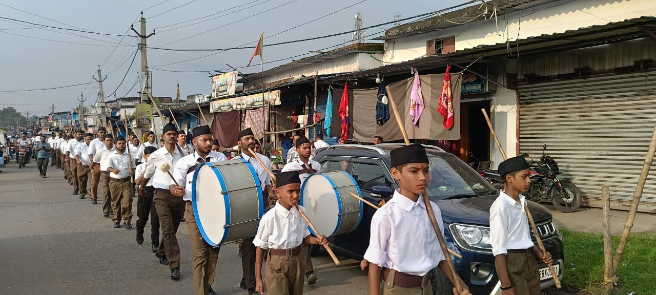 भुरकुंडा राष्ट्रीय स्वयंसेवक संघ का शताब्दी वर्ष मना