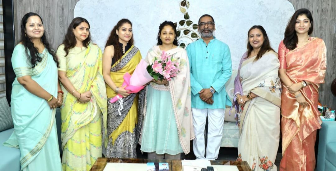 हेमंत सोरेन और कल्पना सोरेन से जेसोवा प्रतिनिधिमंडल ने की मुलाकात