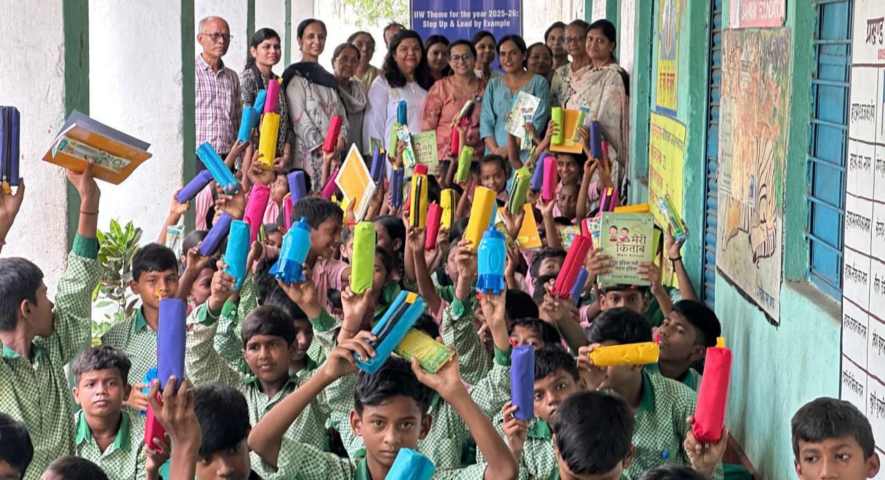 इनरव्हील क्लब ने छावनी परिषद के विद्यालय में प्रतियोगिता का आयोजन किया