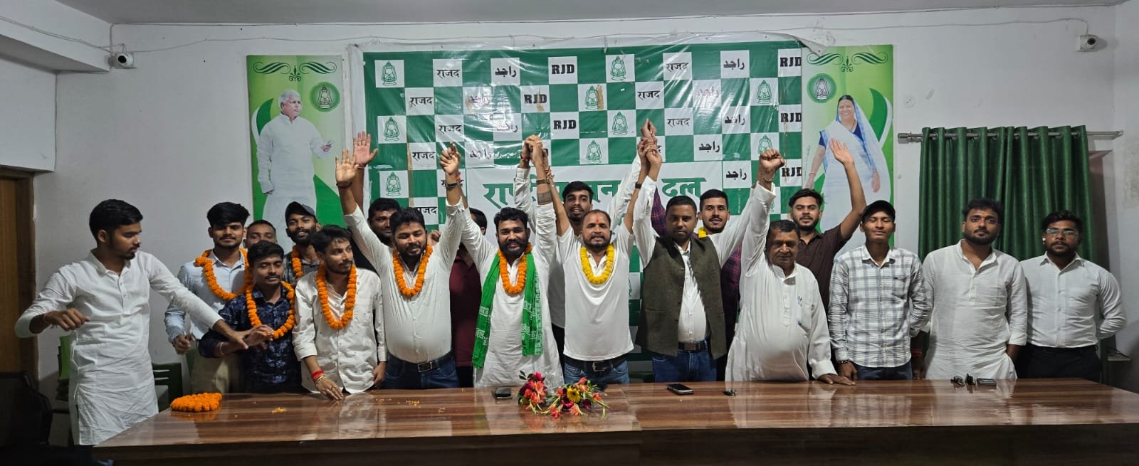 सी.पी. सोलंकी को छात्र राजद झारखंड का तीसरी बार प्रदेश अध्यक्ष बनाए गए