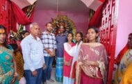 सांसद प्रतिनिधि राजीव जायसवाल ने किया पूजा पंडाल का भ्रमण