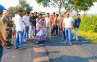 विधायक ममता देवी ने नाली निर्माण कार्य का निरीक्षण किया,गड़बड़ियां पाई
