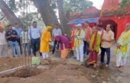 मां पंच बहिनी मंदिर परिसर में सूर्य मंदिर निर्माण कार्य का शुभारंभ