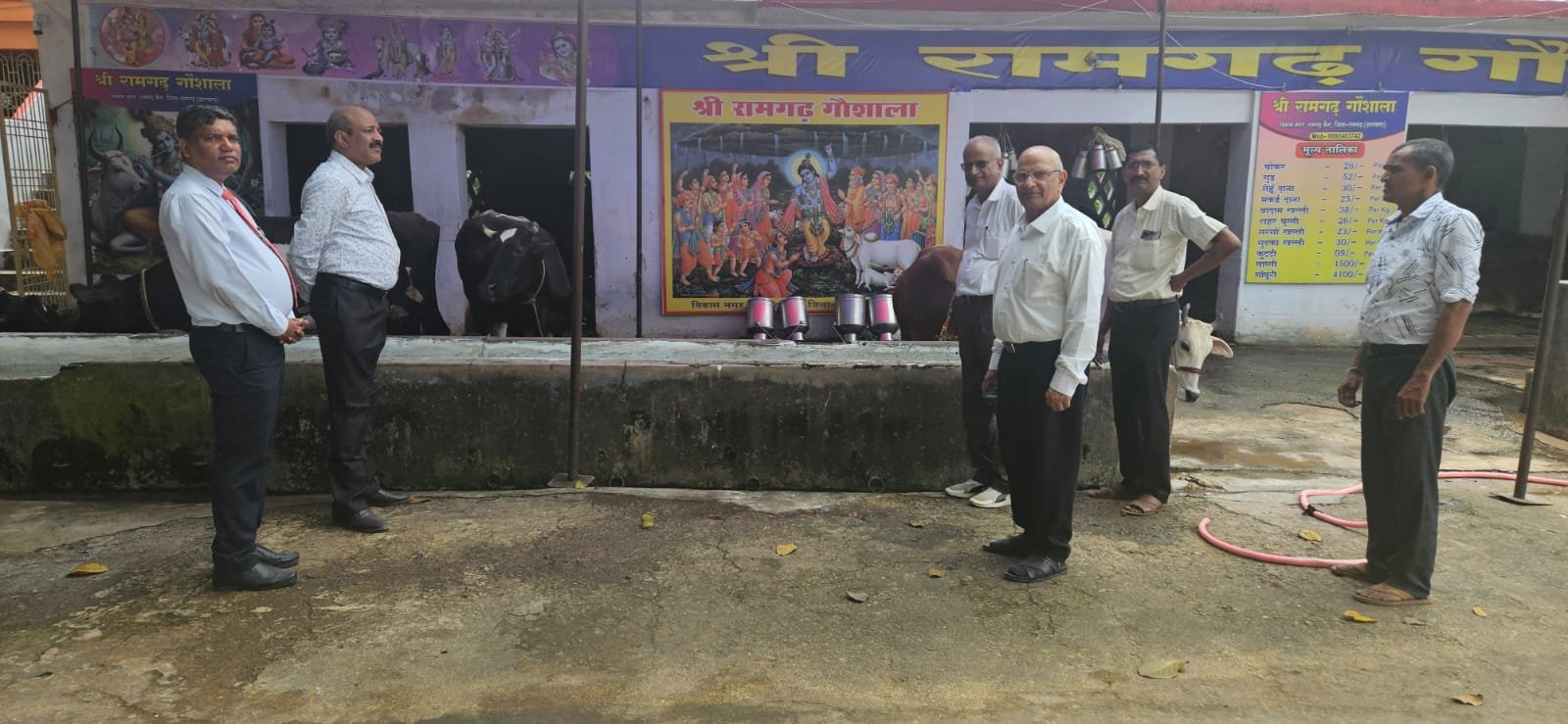 श्री रामगढ़ गौशाला मैं गोष्टपष्टमी मेले की तैयारी अंतिम दौर में