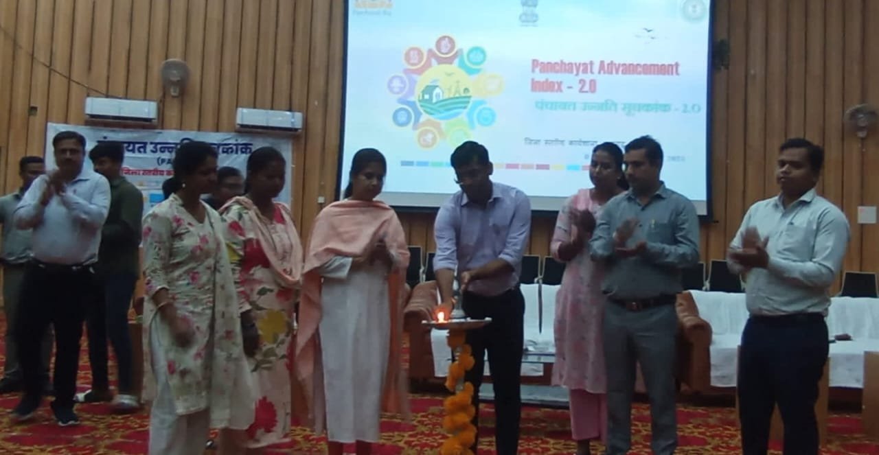 जिला स्तरीय पंचायत उन्नति सूचकांक 2.0 पर कार्यशाला का हुआ आयोजन