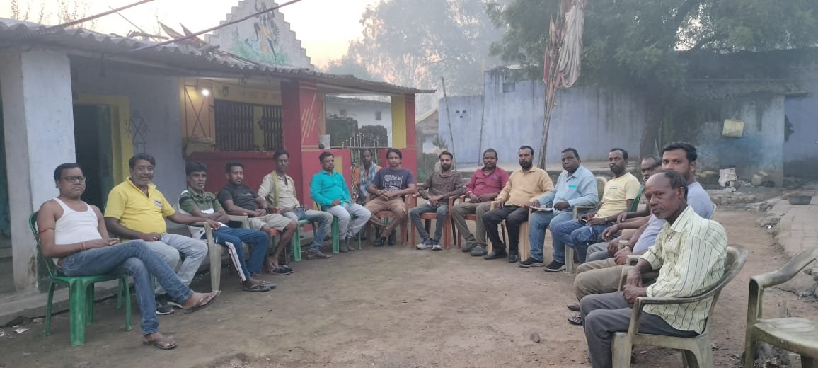 काली पूजा को लेकर भुरकुंडा नीचे धौडा में बैठक