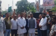 कांग्रेस ने गांधी जी की मूर्ति को खंडित करने के मामले की जांच की मांग की