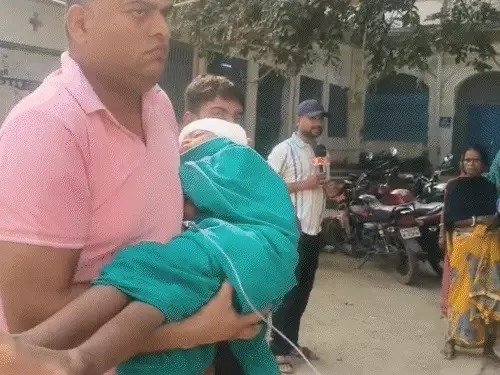 गोड्‌डा में पानी की टंकी ढहने से 2 बच्चों की मौत, 3 घायल