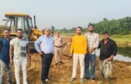 सांसद के निर्देश पर सीसीएल के महाप्रबंधक ओर सांसद प्रतिनिधि ने घाट पहुंचकर लिया तैयारी का जायजा