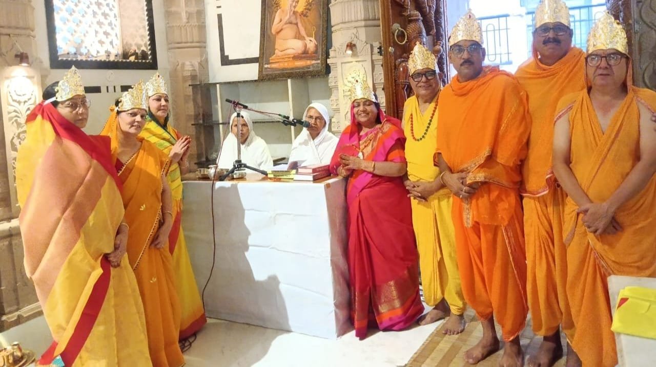 रामगढ जिनालय में आरंभ हुआ आठ दिवसीय सिद्धचक्र महामंडल विधान