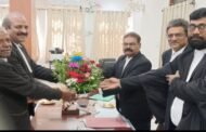 जिला में नव पदस्थापित जिला एवं सत्र न्यायाधीश का अधिवक्ता संघ ने स्वागत किया