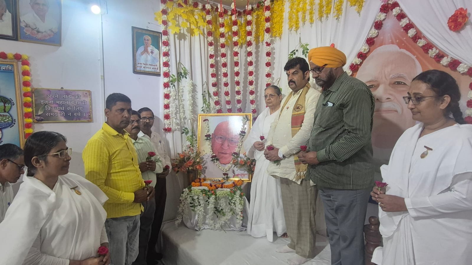 प्रजापिता ब्रह्माकुमारी ईश्वरीय विश्वविद्यालय में ब्रह्मभोजन का आयोजन