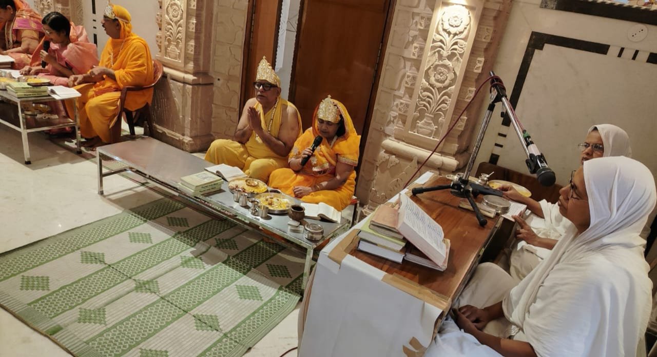 सिद्धचक्र विधान के द्वारा रामगढ़ जिनालय में बह रही भक्ति की लहर