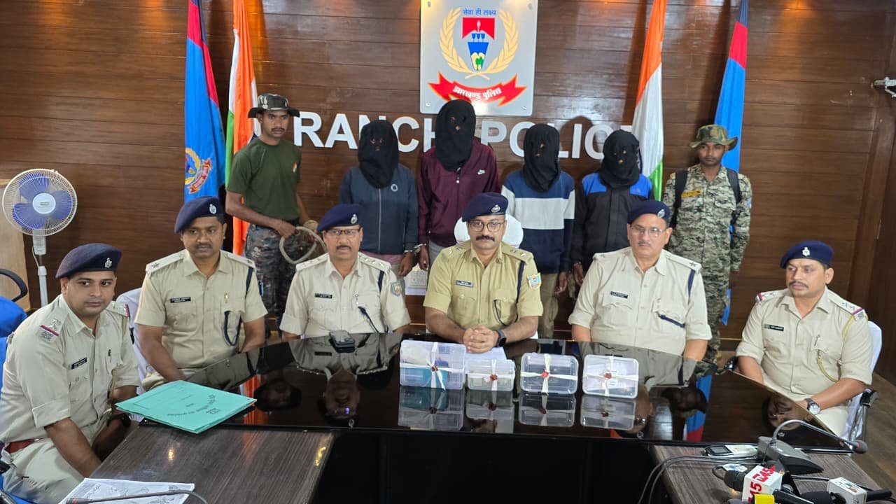 खलारी में भट्ठा मालिको एव कोयला व्यवसायियों से रंगदारी मांगने वाले दो अपराधी गिरफ्तार