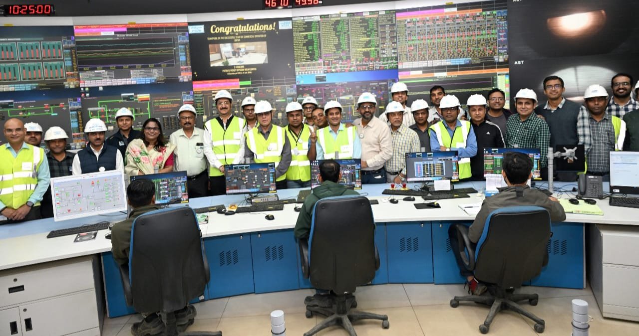 पीवीयूएनएल प्रबंधन ने यूनिट नंबर एक से वाणिज्यिक संचालन की घोषणा की