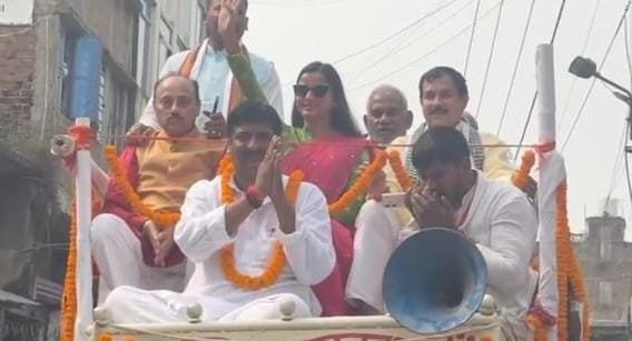 बिहार चुनाव में जोर-शोर से प्रचार कार्य में लगी है अंबा प्रसाद