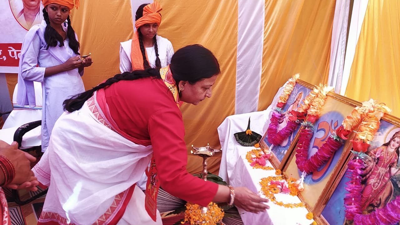 पेटरवार के ज्योति सरस्वती शिशु विद्या मंदिर में सप्तशक्ति संगम कार्यक्रम का हुआ आयोजन