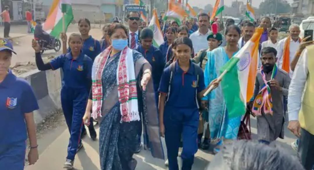 कोडरमा में सरदार पटेल जयंती पर यूनिटी मार्च निकली गई