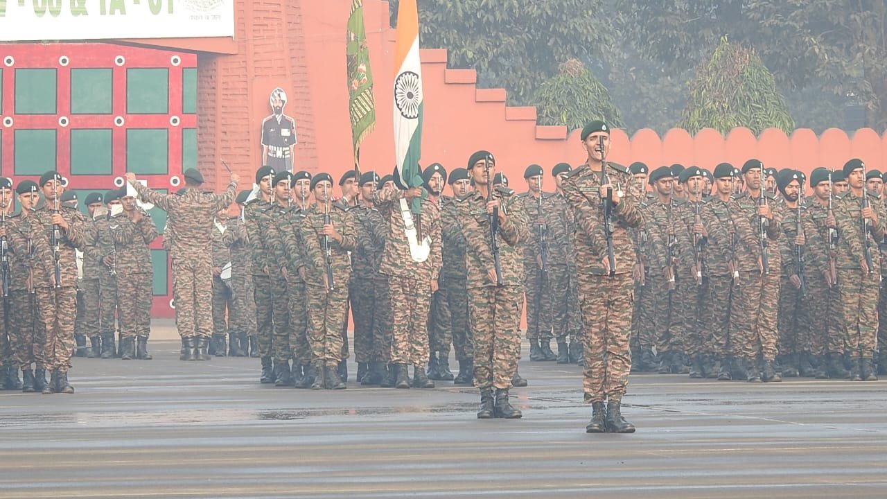 पंजाब रेजिमेंटल सेंटर में भव्य पासिंग आउट परेड का आयोजन,962 अग्निवीरों ने ली शपथ