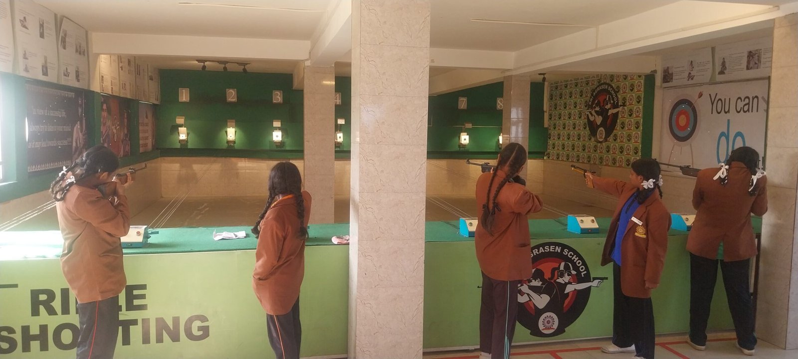 श्री अग्रसेन स्कूल में इंटर हाउस राइफल शूटिंग का आयोजन