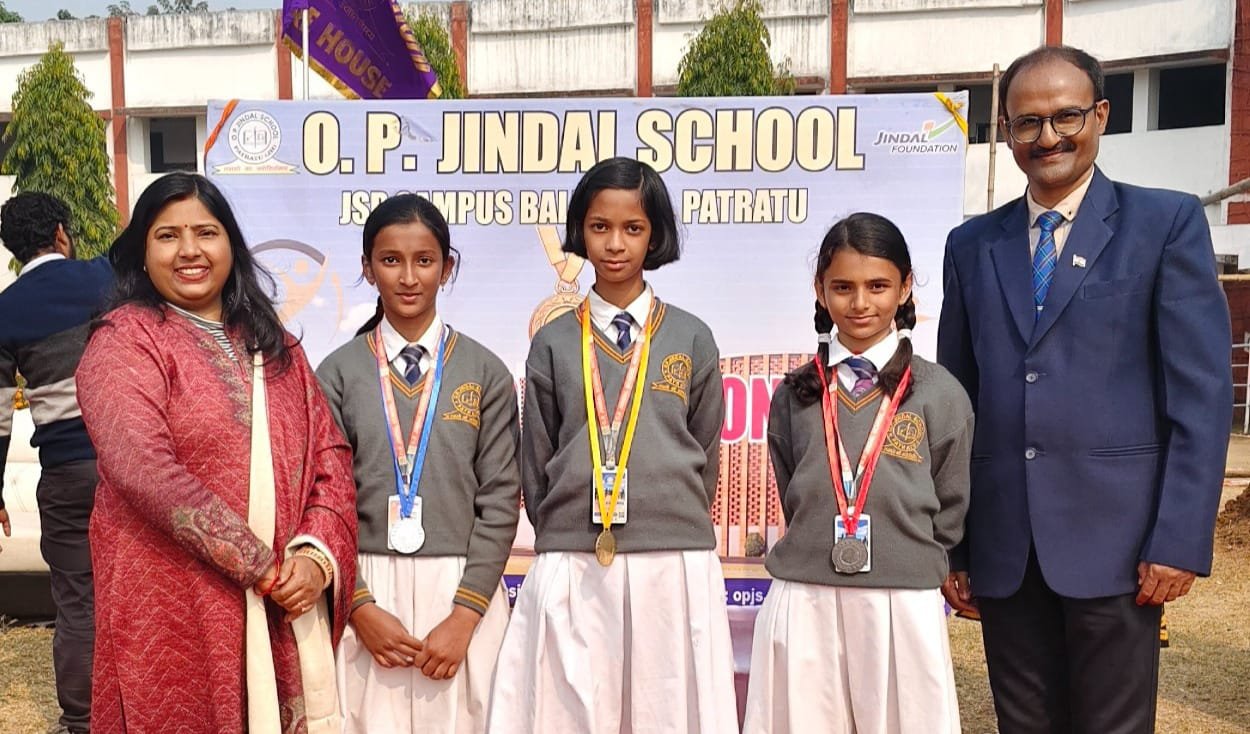 ओ.पी. जिंदल स्कूल, पतरातू में “वार्षिक खेल-कूद समारोह