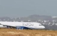 रांची में इंडिगो फ्लाइट का पिछला हिस्सा जमीन से टकराया