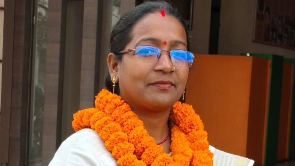 भाजपा जिला संगठन में पहली महिला मंडल अध्यक्ष बनी रूपा देवी