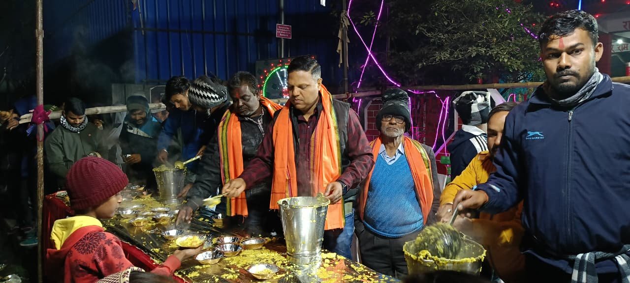 भदानीनगर में संकट मोचन मंदिर का 25 वां वार्षिकोत्सव मनाया गया