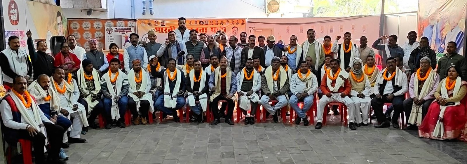 सांसद कार्यालय में नव-नियुक्त भाजपा मंडल अध्यक्षों एवं प्रतिनिधियों का सांसद की ओर से हुआ अभिनंदन