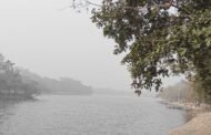 हजारीबाग झील में ढलती शाम, सर्द हवाएं और कुहासे की चादर...