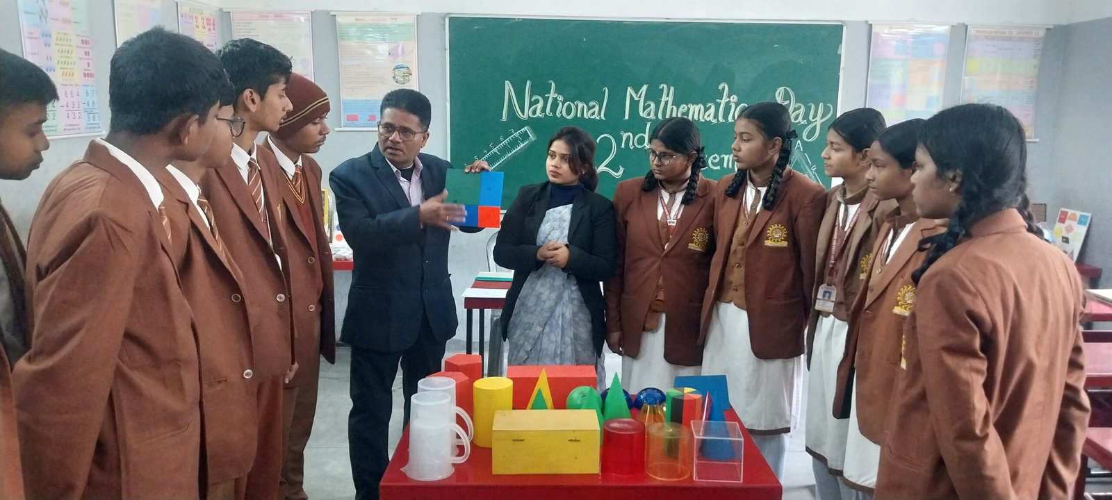 श्री अग्रसेन स्कूल में मना राष्ट्रीय गणित दिवस