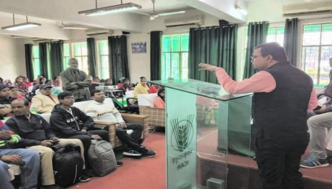 कृषि विज्ञान केंद्र मांडू में राष्ट्रीय किसान दिवस का आयोजन