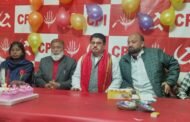 भारतीय कम्युनिस्ट पार्टी ने धूमधाम से मनाया राज्य कार्यालय में शताब्दी वर्ष समारोह