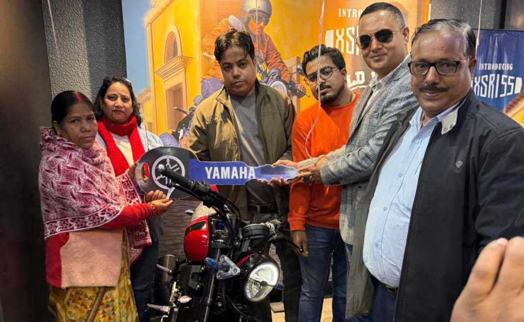 यामाहा के शिवम बाइक्स शोरूम में लांच हुई XSR बाइक