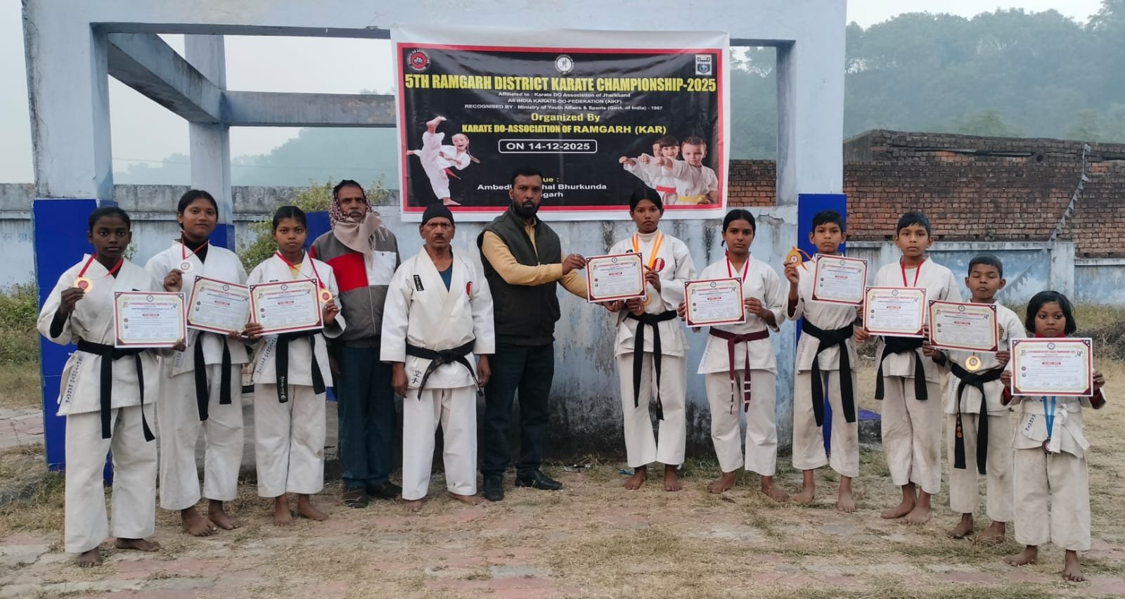 राज्य स्तरीय प्रतियोगिता के लिए भुरकुंडा के कराटेकारो का चयन