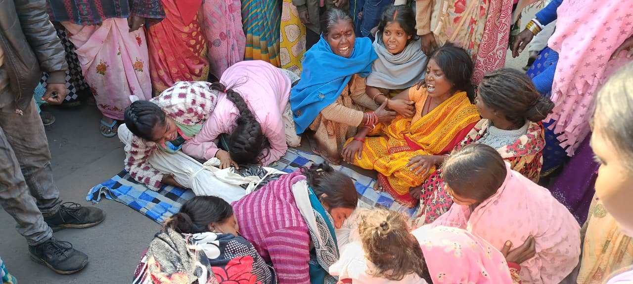 मतकमा चौक के पास अज्ञात वाहन की टक्कर से मौत