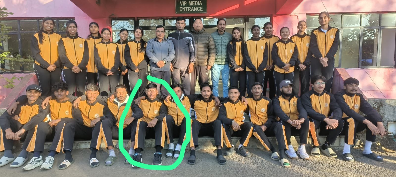 69वें नेशनल स्कूल गेम्स बास्केटबॉल प्रतियोगिता के लिए आर्मी पब्लिक स्कूल,रामगढ के छात्र का चयन