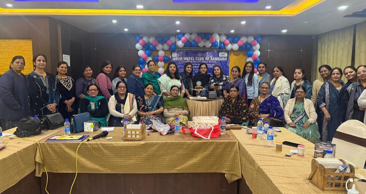 इनरव्हील क्लब ऑफ रामगढ़ ने हर्षोल्लास के साथ मनाया १०२वा अंतरराष्ट्रीय इनरव्हील दिवस