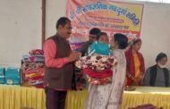 श्री श्री सार्वजनिक नवदुर्गा पूजा समिति ने मकर संक्रांति के मौके पर कंबल वितरण किया