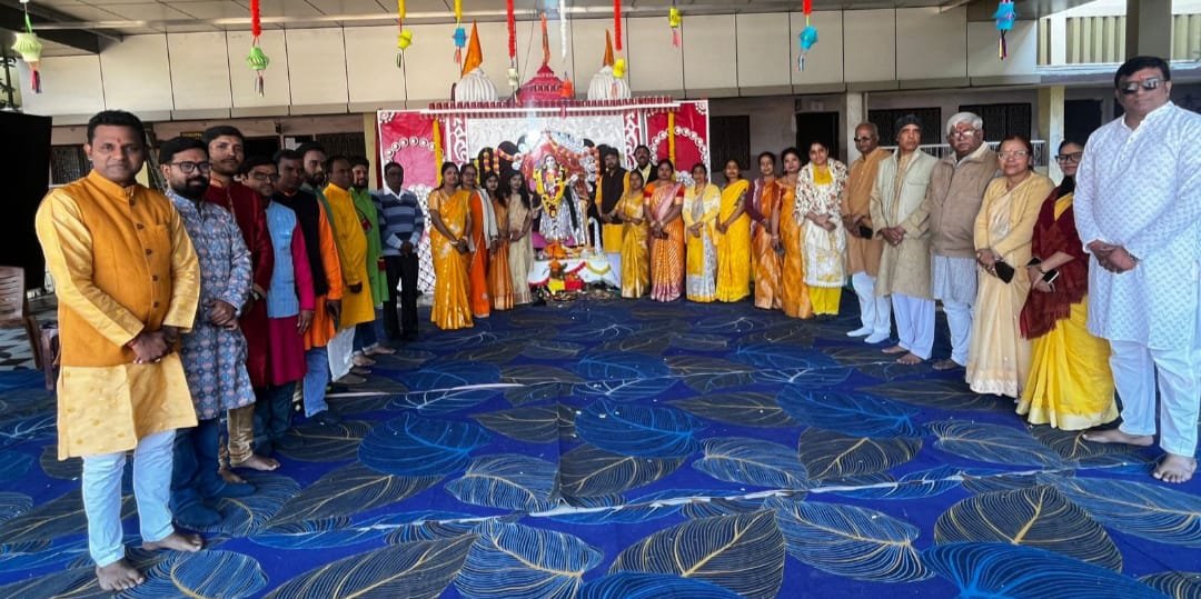 बसंत पंचमी पर हंस वाहिनी के आवाहन से आलोकित हुआ श्री कृष्ण विद्या मंदिर