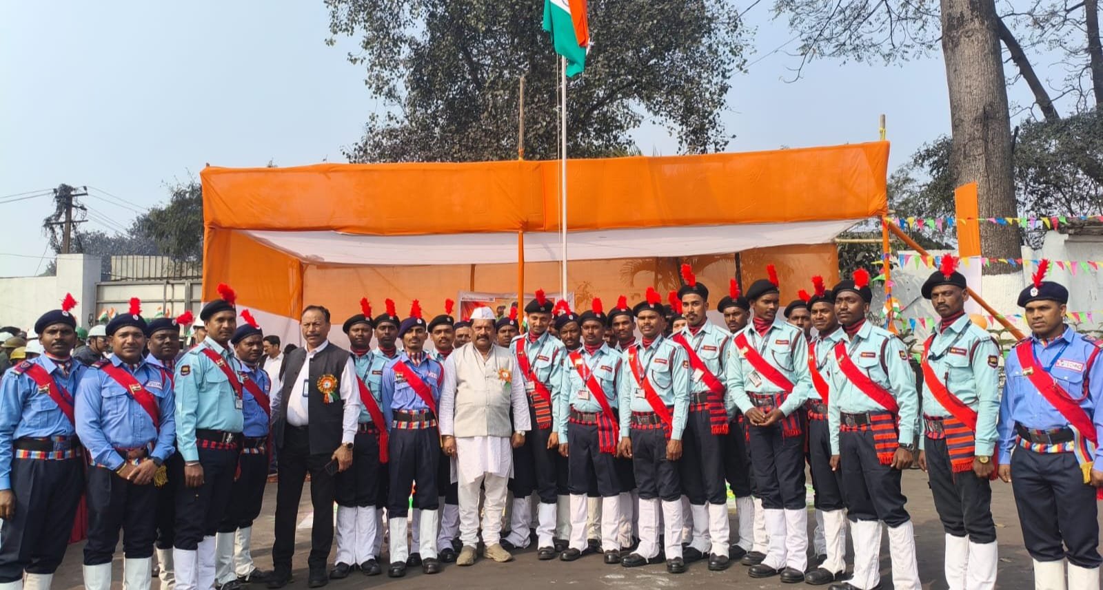 बीएफसीएल में राष्ट्रभक्ति के रंग में रंगा गणतंत्र दिवस समारोह