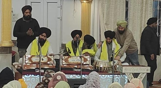 नव वर्ष को लेकर रामगढ़ गुरुद्वारा साहिब में सजा विशेष दीवान
