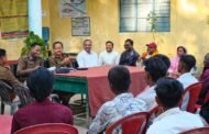 सरस्वती पूजा को लेकर पतरातू थाना परिसर में हुई शांति समिति की बैठक