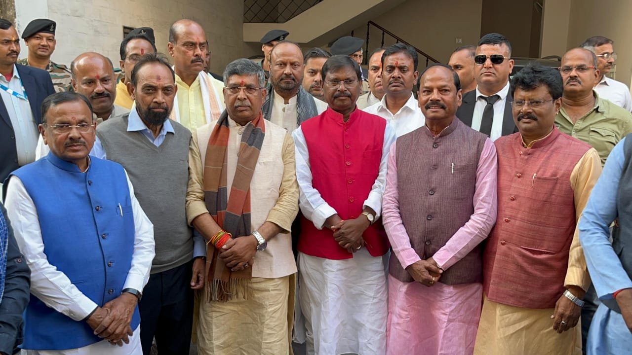 पदभार ग्रहण के बाद भाजपा प्रदेश अध्यक्ष एवम सांसद आदित्य साहू पहुंचे जमशेपुर