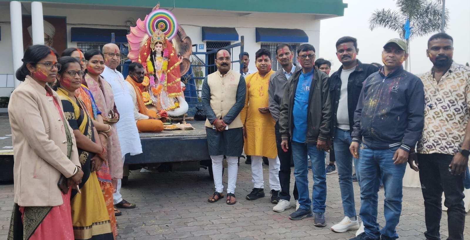 डॉ एस राधाकृष्णन शिक्षक प्रशिक्षण कॉलेज में मां सरस्वती की हुई पूजा अर्चना