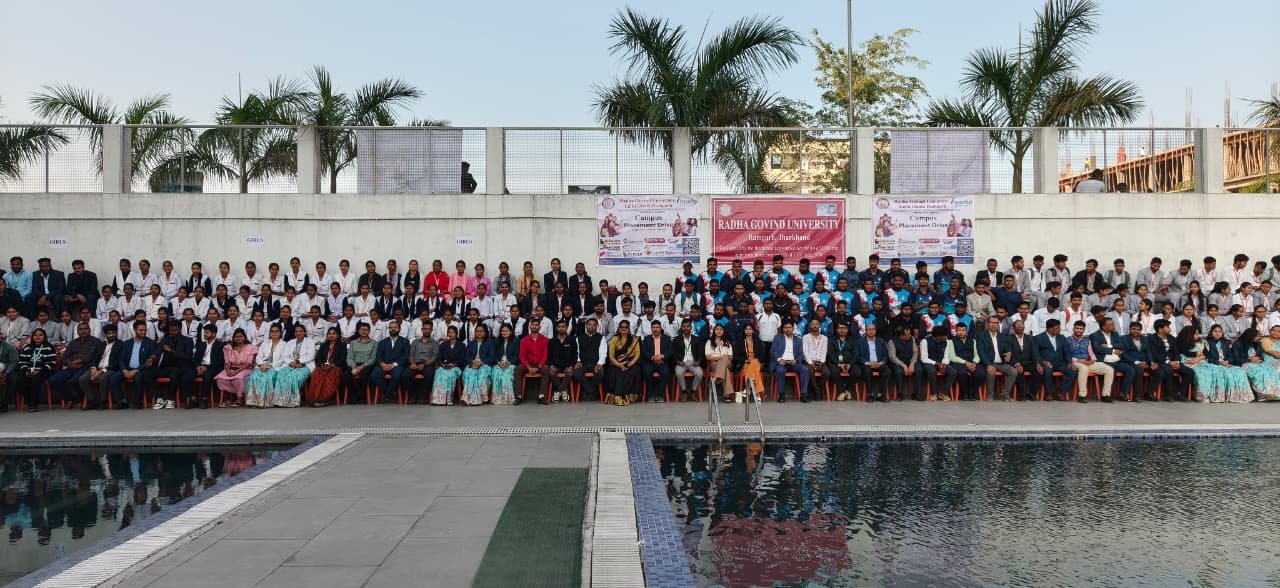 राधा गोविन्द विश्वविद्यालय में मेगा प्लेसमेंट ड्राइव का सफल आयोजन हुआ