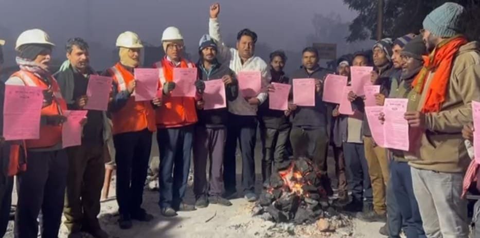 12 फरवरी की हड़ताल को लेकर बलकुदरा में कोल फील्ड मज़दूर यूनियन की बैठक