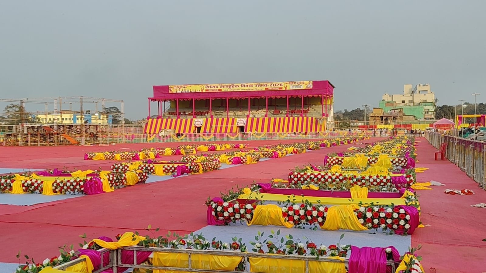 शहनाइयों की मधुर गूंज संग रामगढ़ की ऐतिहासिक धरा पर बिखेर रही हैं मंगलमय सदायें....