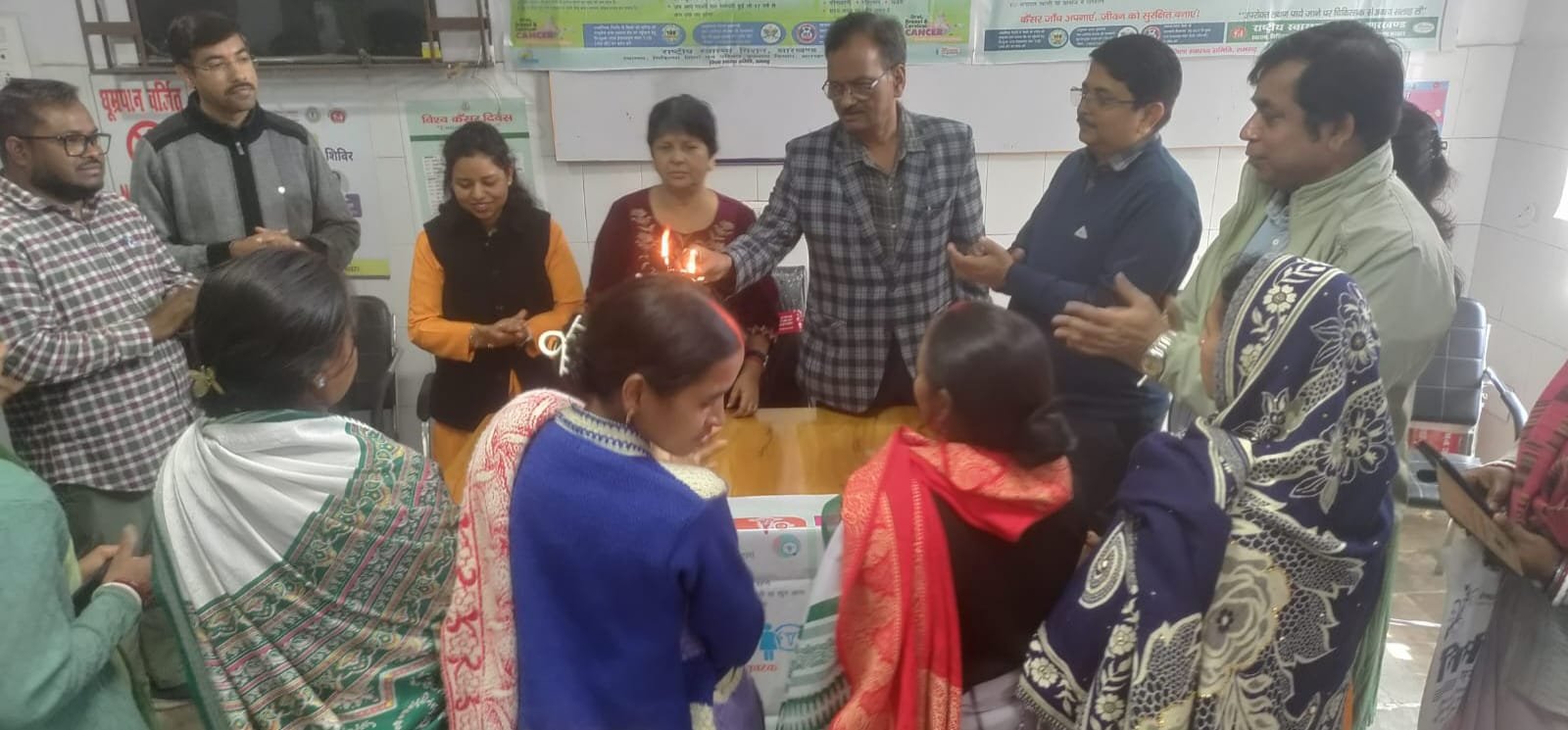 विश्व कैंसर दिवस के अवसर पर सदर अस्पताल में जागरूकता कार्यक्रम आयोजित