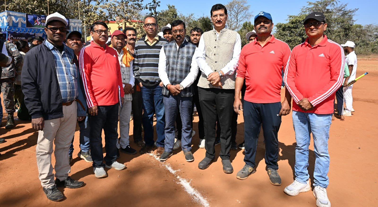 प्रथम पीवीयूएनएल क्रिकेट टूर्नामेंट का भव्य शुभारंभ